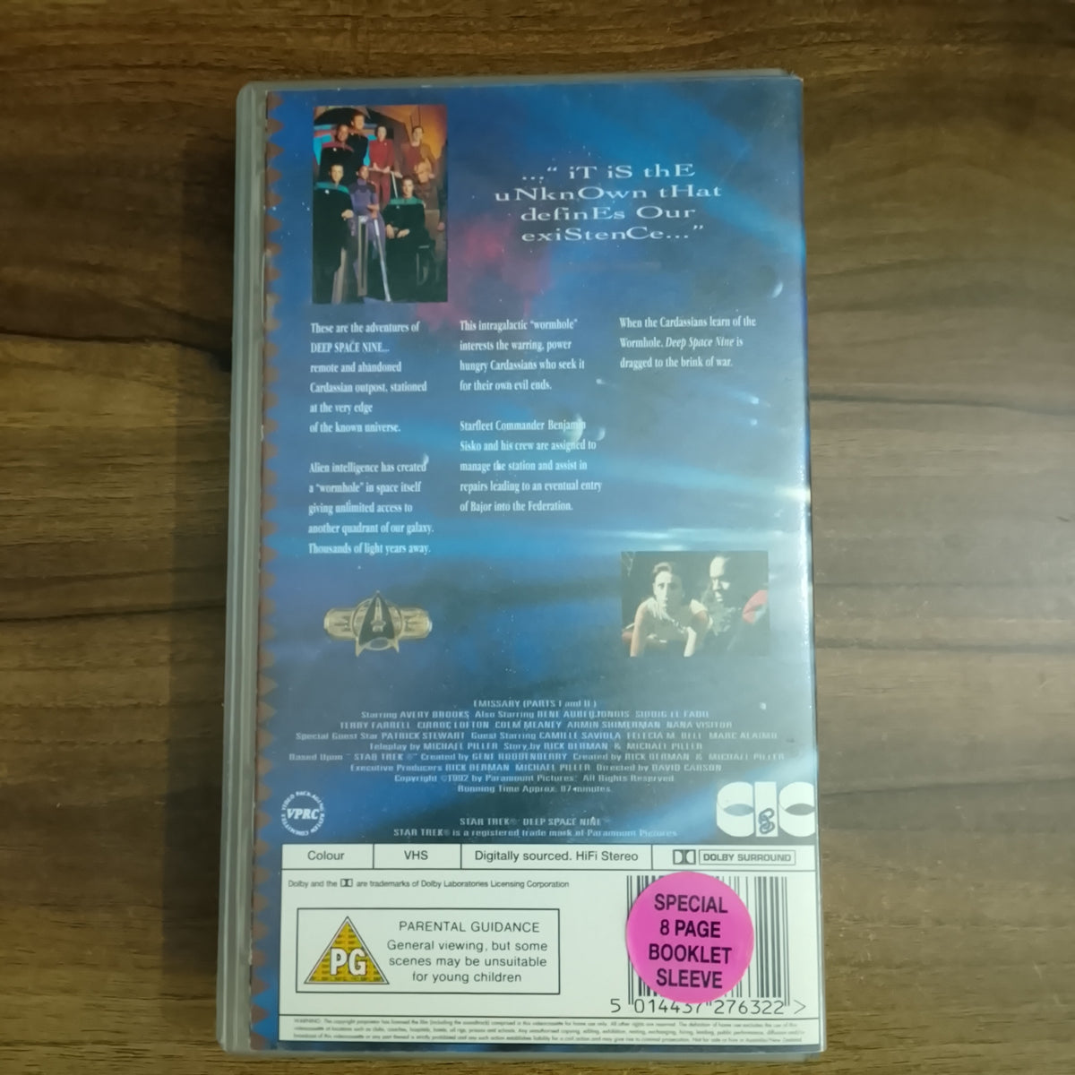 Star Trek Deep Space Nine Video VHS Cassette Volume 1 retro film TV PG