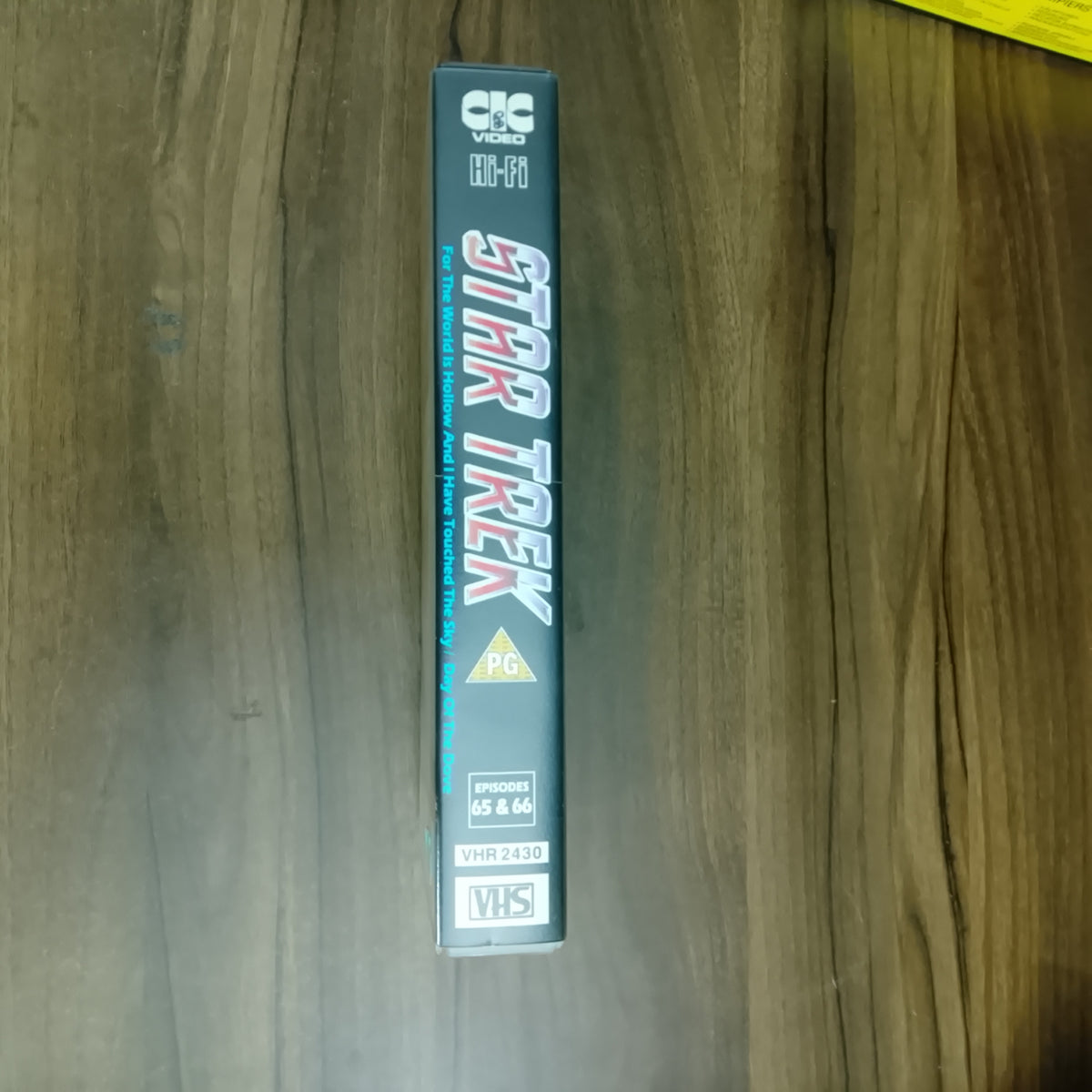 Star Trek CIC Video VHS Cassette episodes 65 & 66 day of the dove retro film TV PG