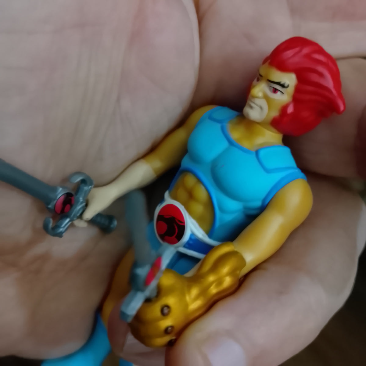 ReAction super 7 Thundercats Lion-O loose complete superb