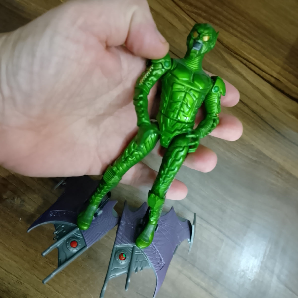 Spider-man 2002 movie Toybiz Goblin with hover glider loose superb example 6 inch