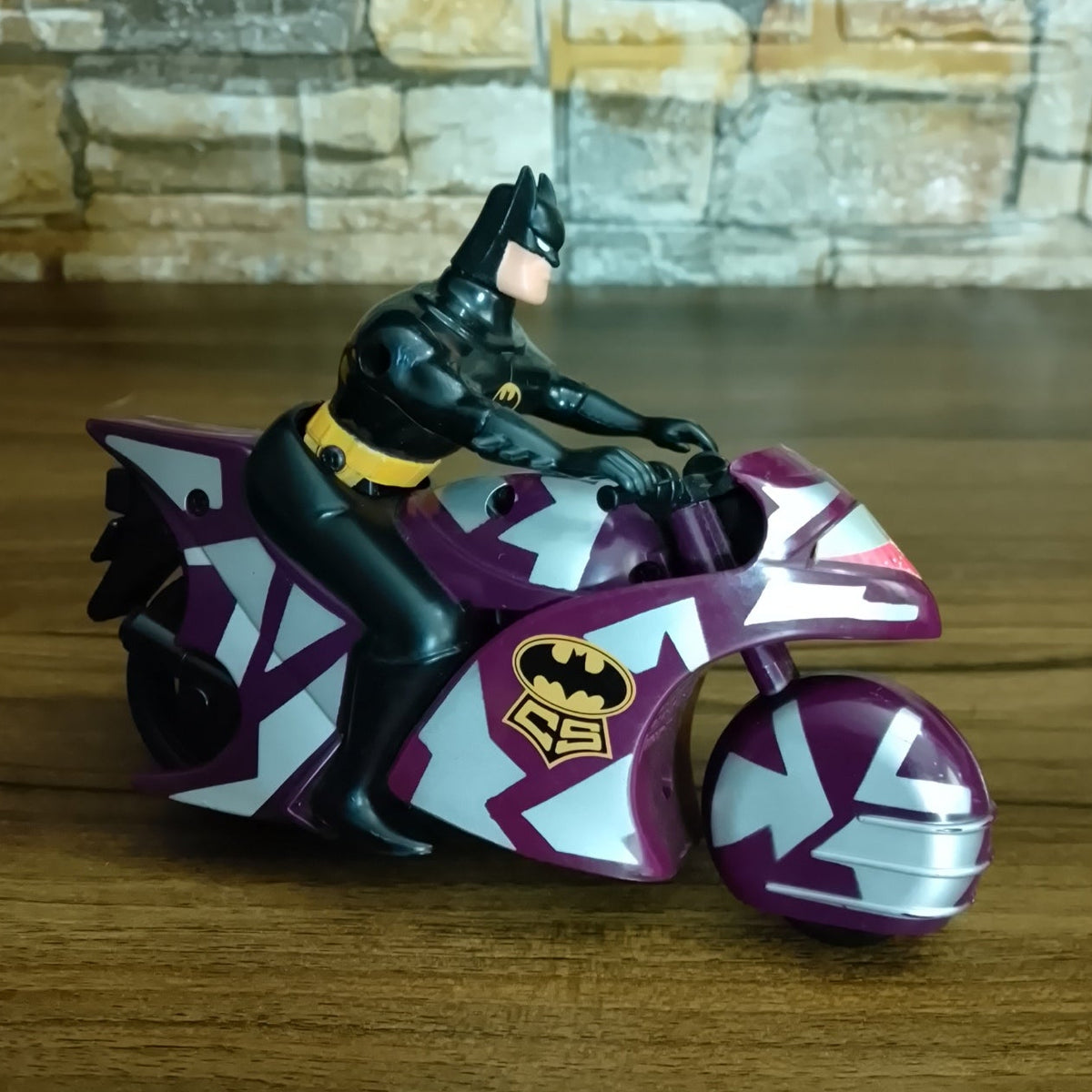 1995 Kenner Batman Animated Series Crime Squad Turbo Power Batcycle loose nice example