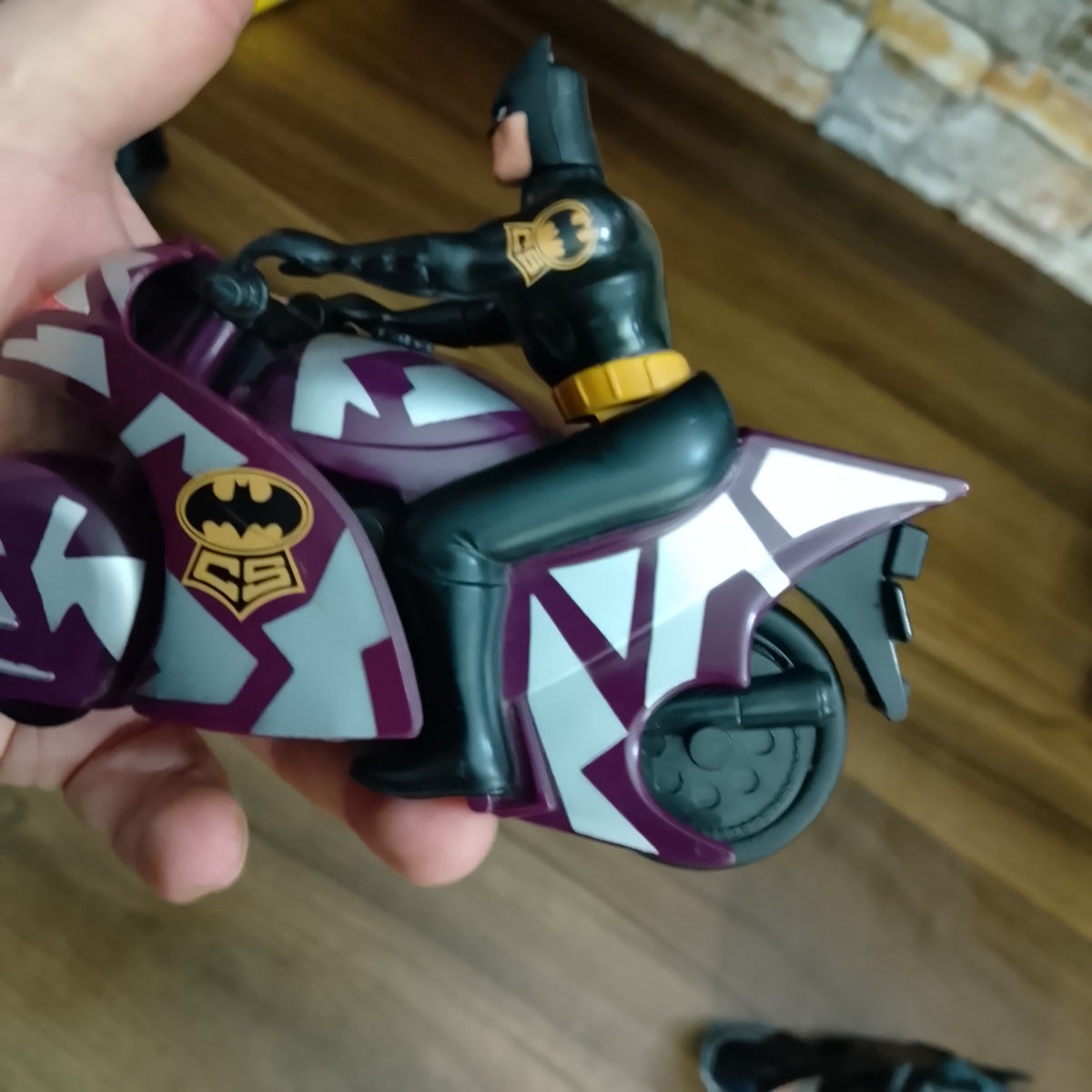 1995 Kenner Batman Animated Series Crime Squad Turbo Power Batcycle loose nice example