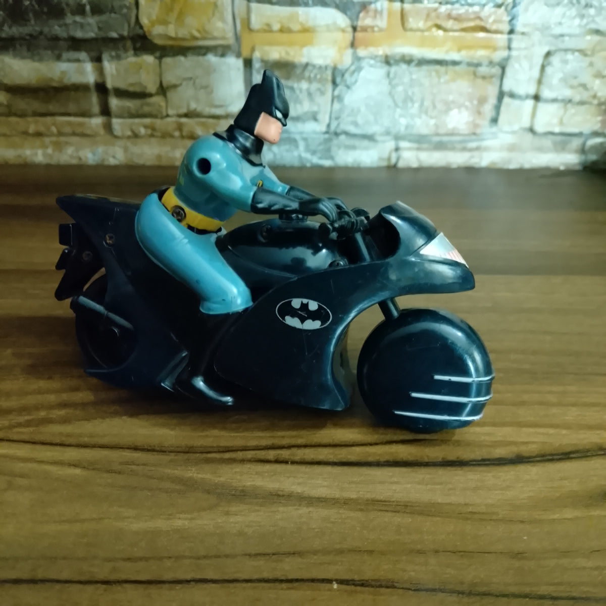 1992 Kenner Batman Animated Series Crime Squad Turbo Power Batcycle loose used example
