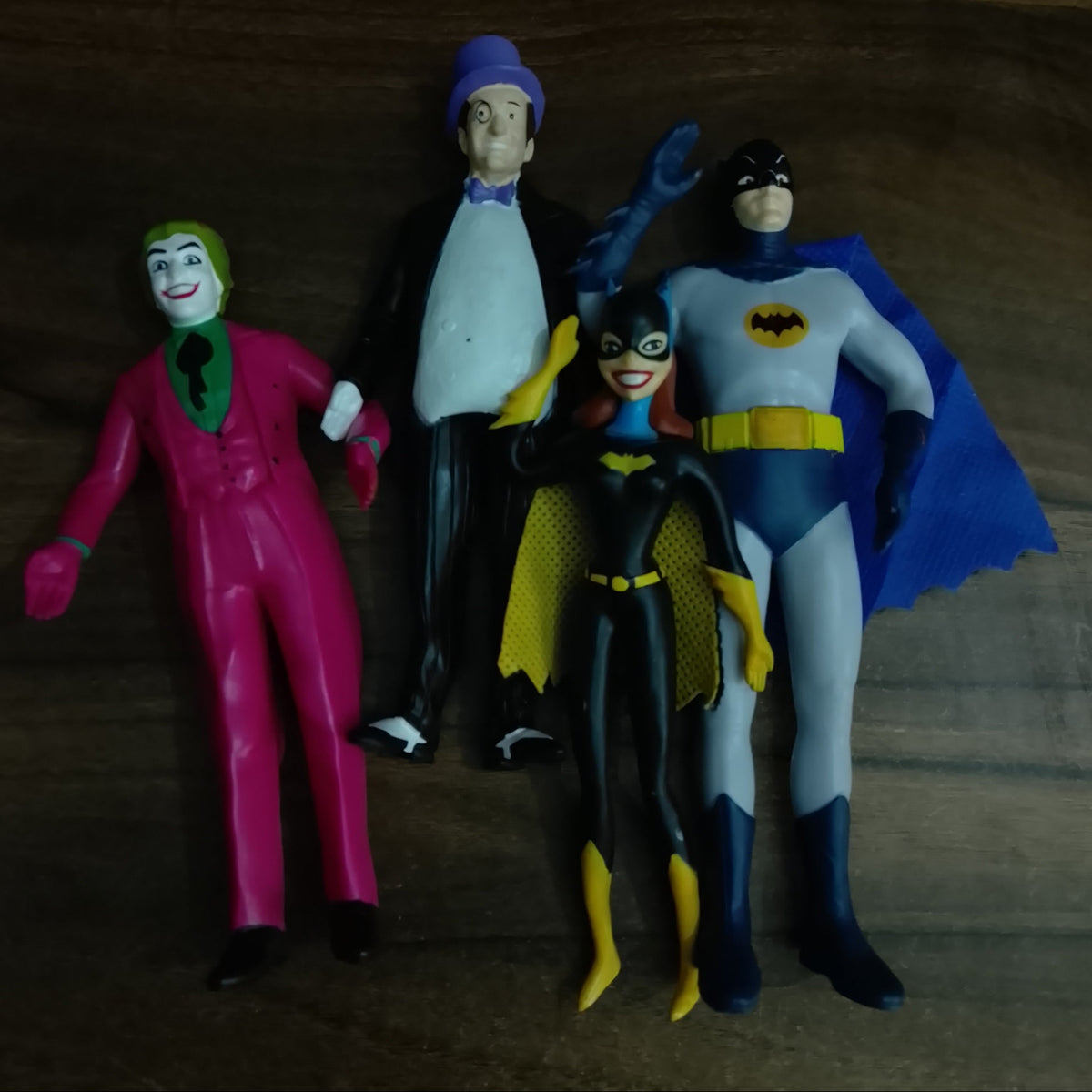 Batman Classic TV Series 5.5" Bendable Figure DC 3920 NJ Croce Joker Catwomen Penguin Batman loose vgc