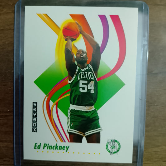 Ed Pinckney 1991 Skybox #19 NBA Basketball card Boston Celtics excellent + sleeved