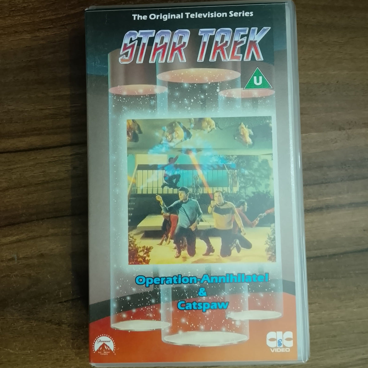 Star Trek CIC Video VHS Cassette episodes 29 & 30 Operation Annihilate retro film TV U