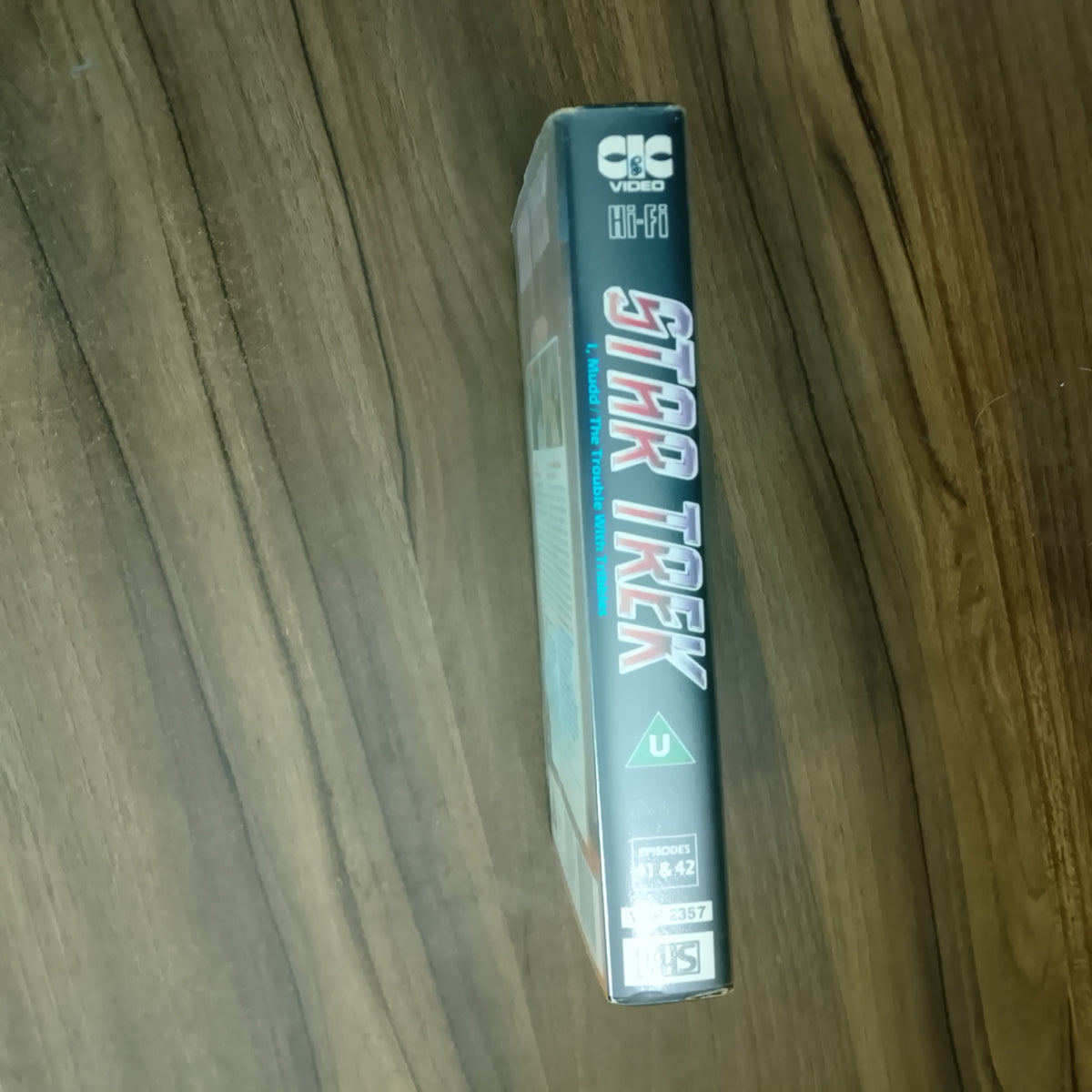 Star Trek CIC Video VHS Cassette episodes 41 & 42 The trouble with Tribbles retro film TV U