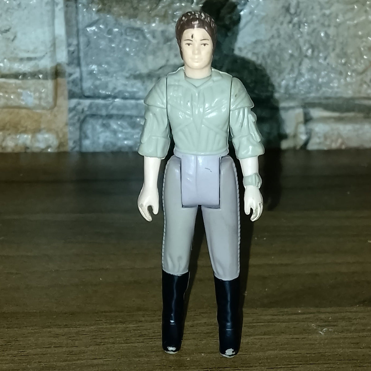 Star Wars Return of the Jedi 1984 Princess Leia Battle Poncho loose action figure used incomplete