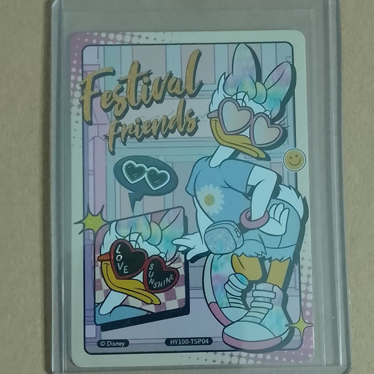 Card Fun Joyful Disney 100 Festival Friends Daisy Duck HY100-TSP04  card excellent sleeved