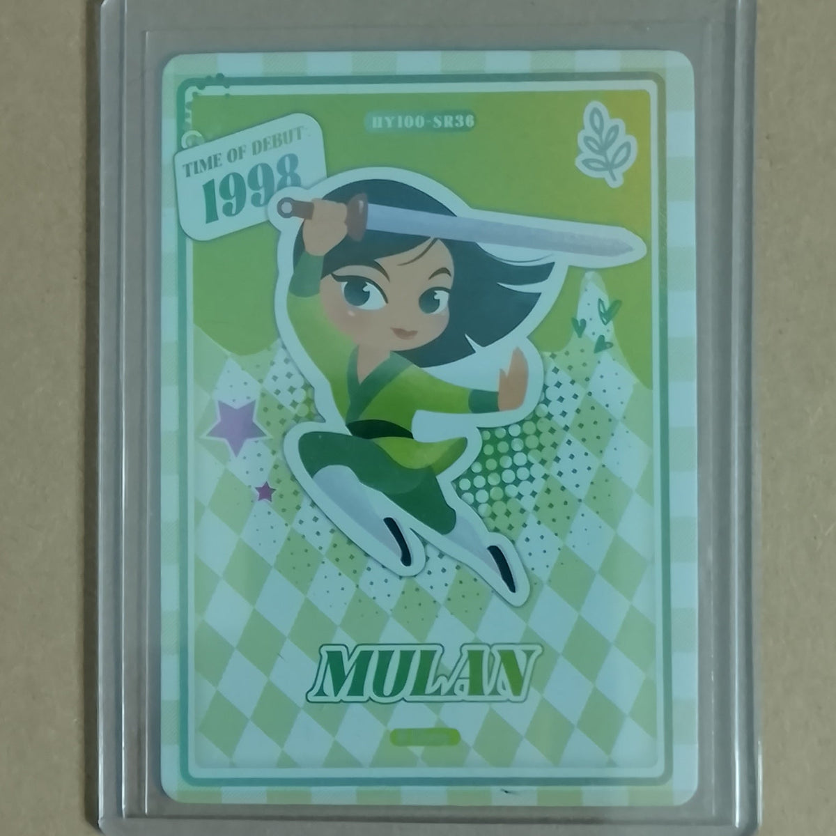 Card Fun Joyful Disney 100 Mulan 1998 debut hologram card excellent sleeved