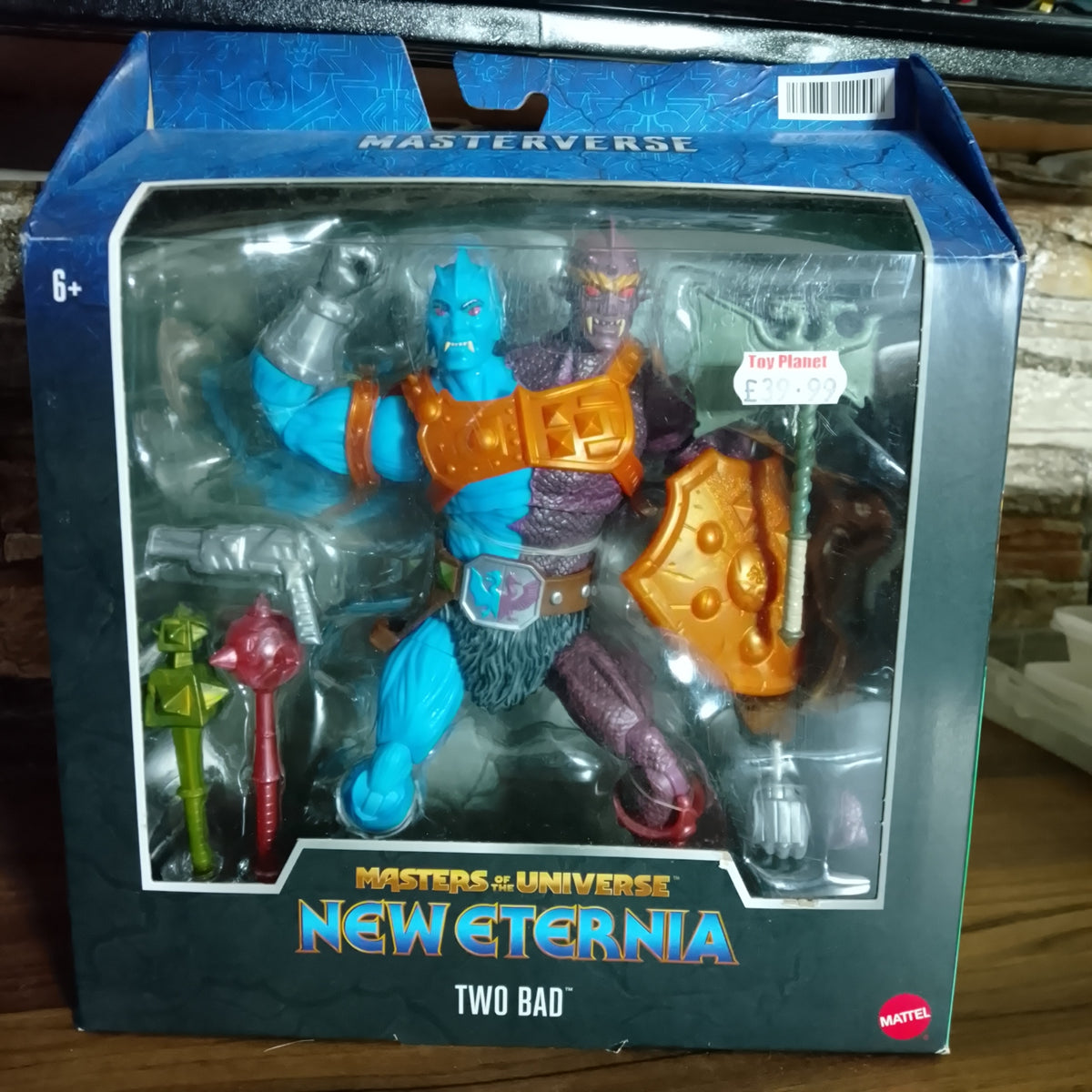 Masters of the Universe Masterverse New Eternia TWO-BAD 2022 Sealed boxed Mattel