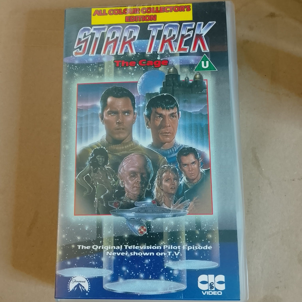 Star Trek Original TV Series CIC Video VHS Cassette episode 1 The Cage coloue edition retro film TV U