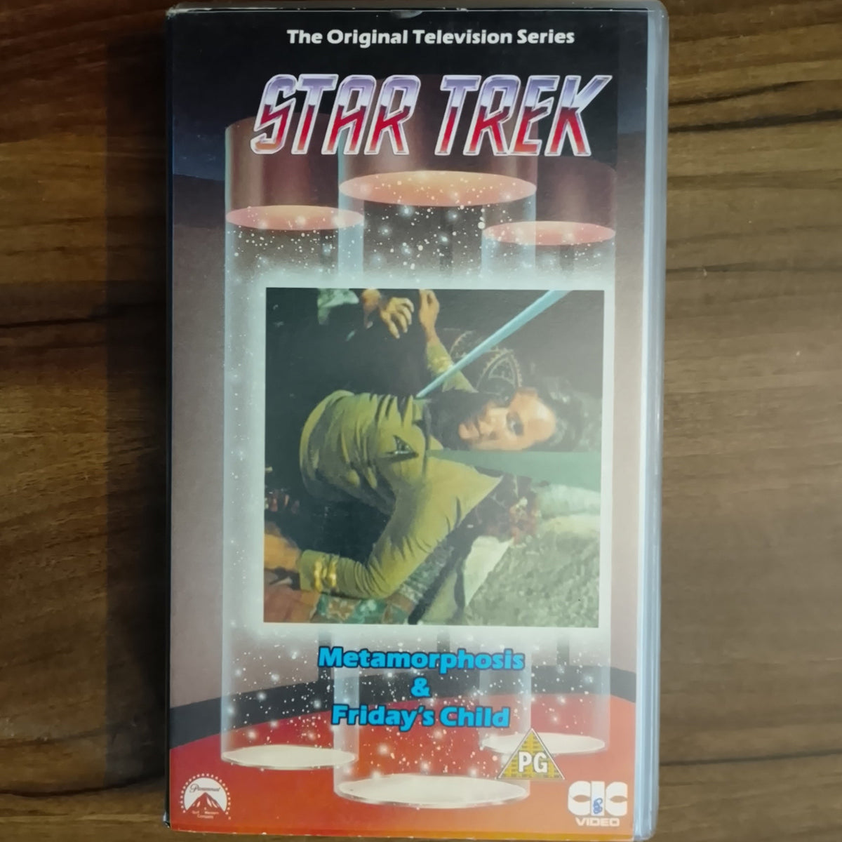 Star Trek Original TV Series CIC Video VHS Cassette epoisodes 31 & 32 Metamorphosis retro film TV PG