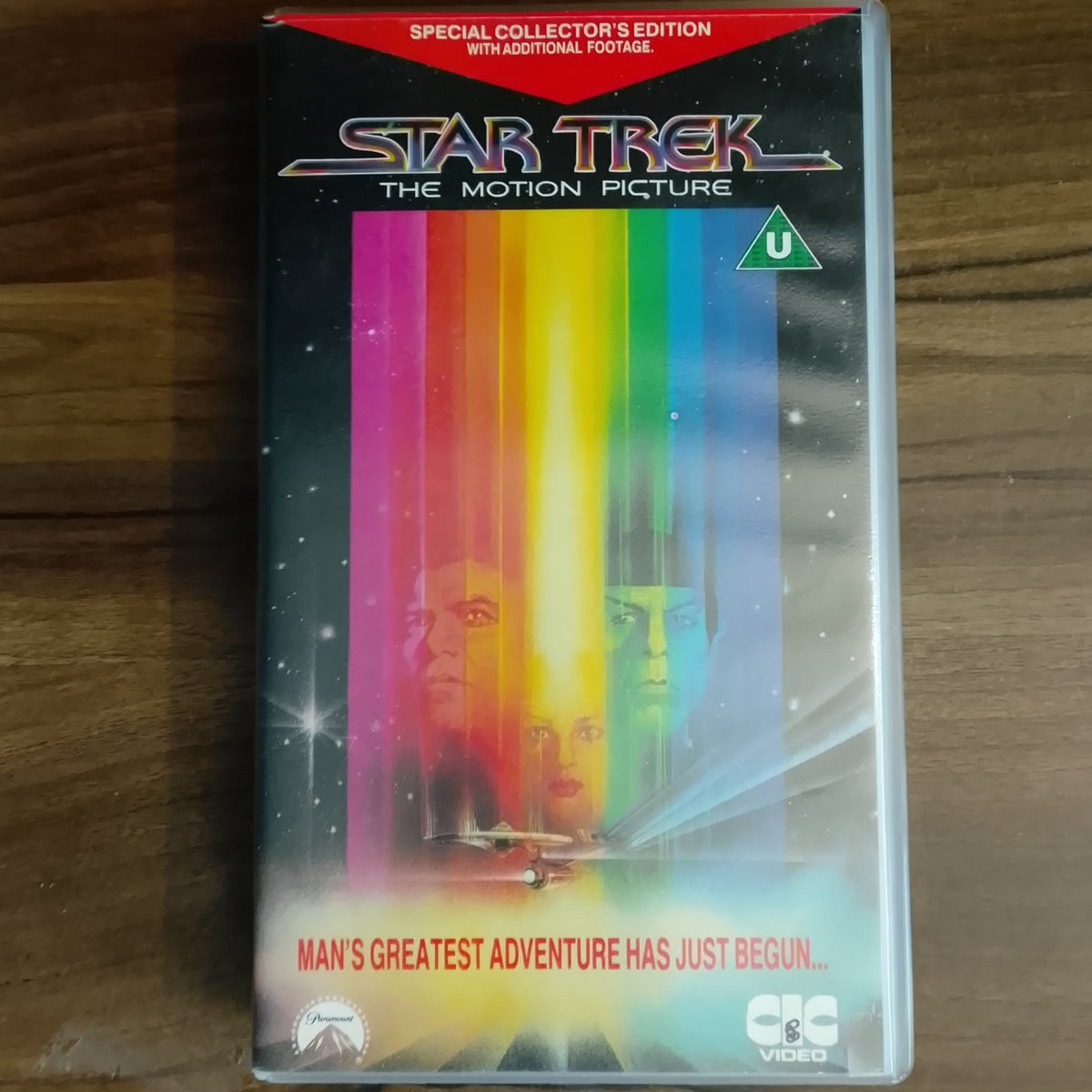 Star Trek The Motion Picture 1980 CIC Video VHS Cassette  retro film TV U