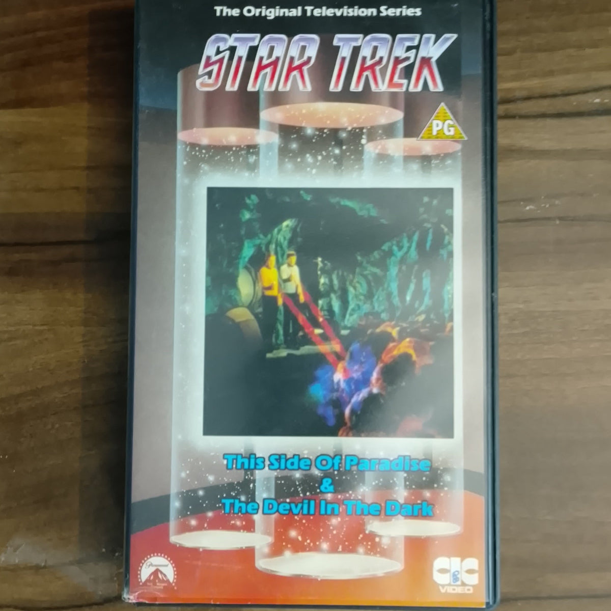 Star Trek Original TV Series CIC Video VHS Cassette episodes 25 & 26 this side of paradise retro film TV PG