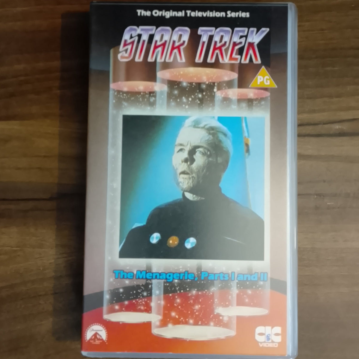 Star Trek The Original tv series CIC Video VHS Cassette episode 16 The Menagerie retro film TV PG