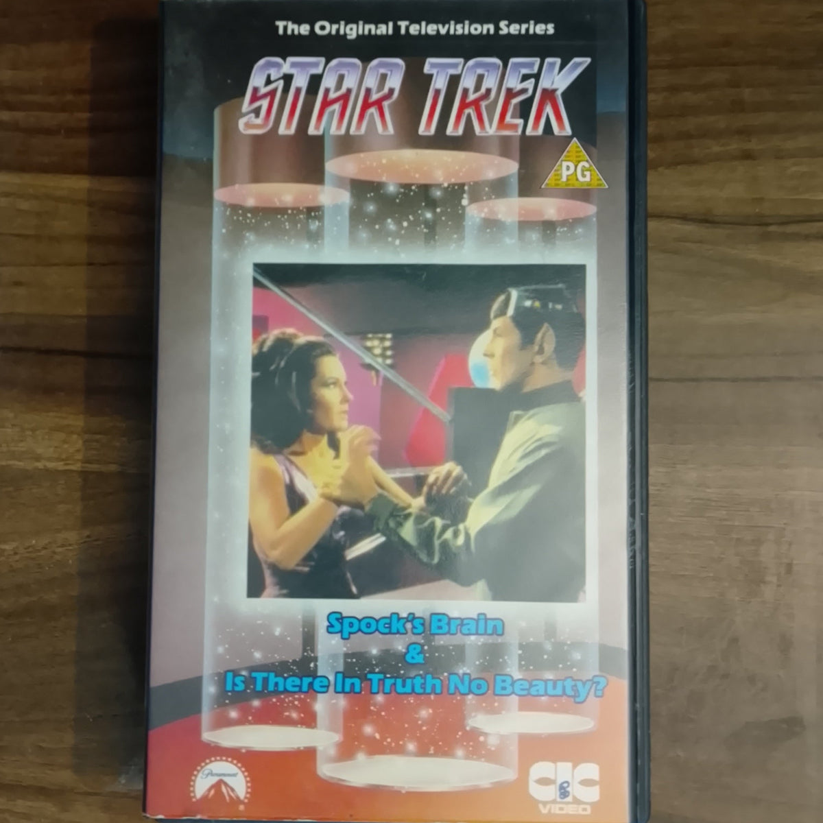 Star Trek The Original TV Series Video VHS Cassette Episodes 61 & 62 spock's brain retro film TV PG