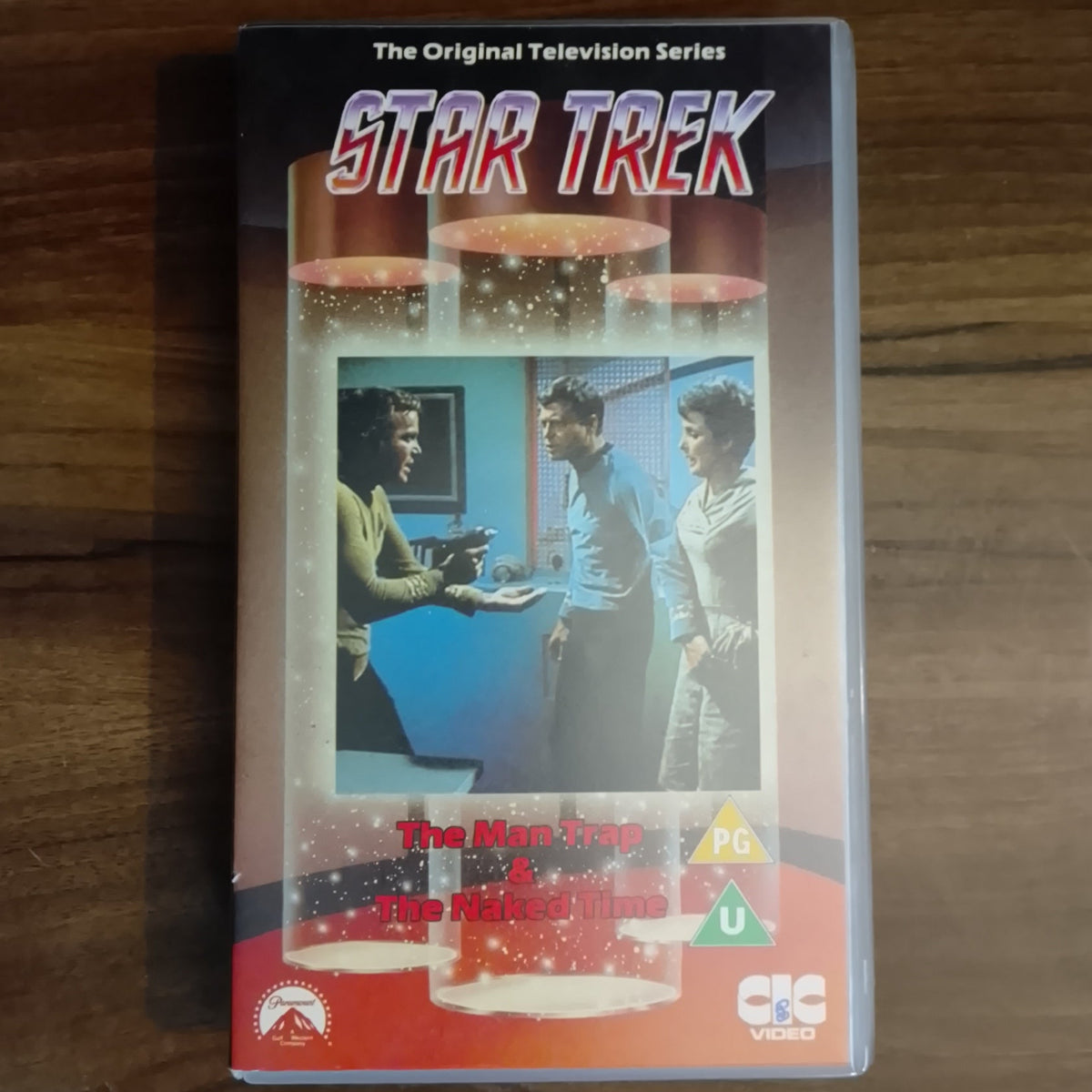 Star Trek The Original TV Series Video VHS Cassette Episodes 6 & 7 The Man Trapretro film TV PG