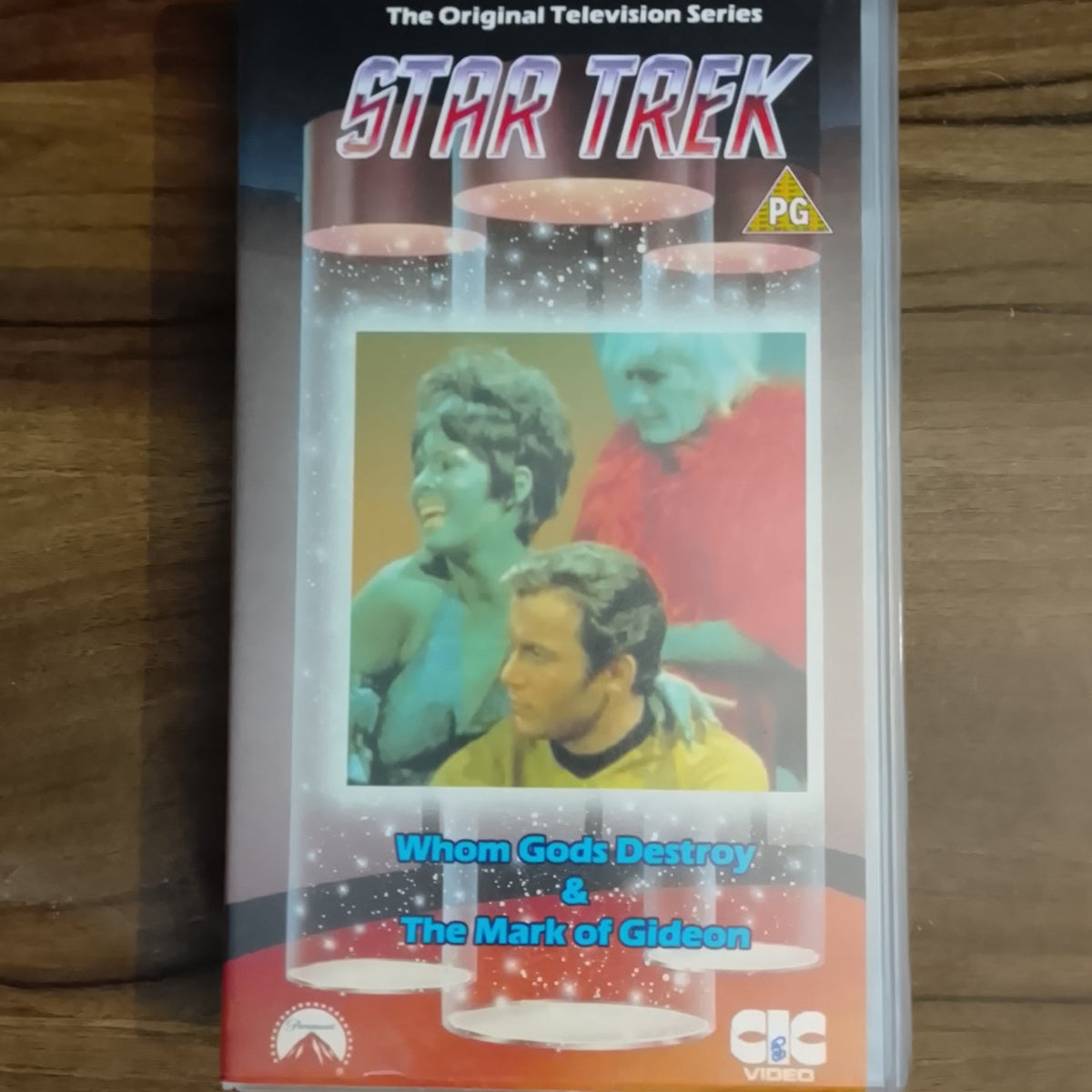 Star Trek The Original TV Series Video VHS Cassette Episodes 71 & 72 Whom Gods Destroy retro film TV PG