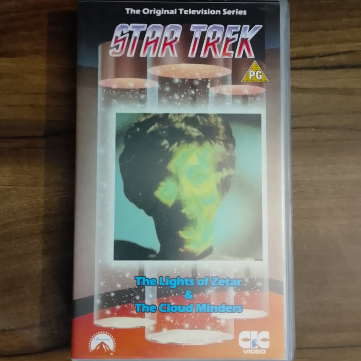 Star Trek The Original TV Series Video VHS Cassette Episodes 73 & 74 The Lights of Zetar retro film TV PG
