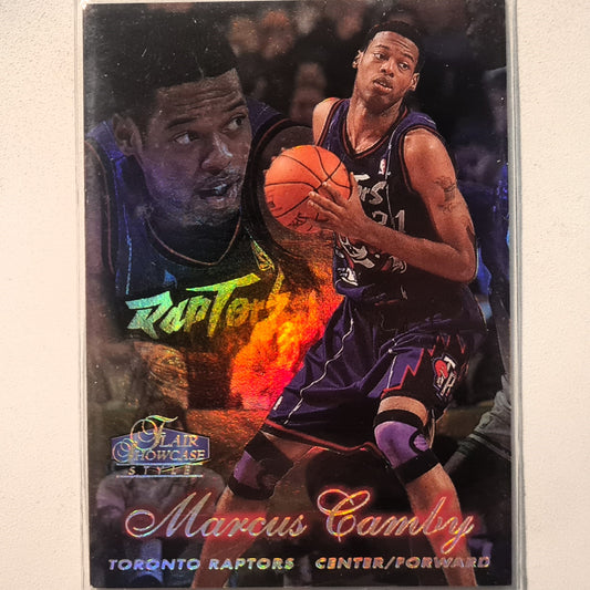 Marcus Camby 1998 Fleer flair showcase style seat 19 NBA Basketball Toronto Raptors Excellent