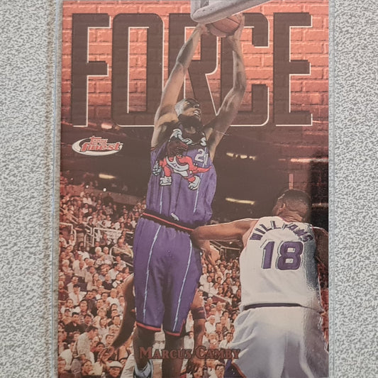 Marcus Camby 1997 Topps Finest Force #79 NBA Basketball Toronto Raptors excellent