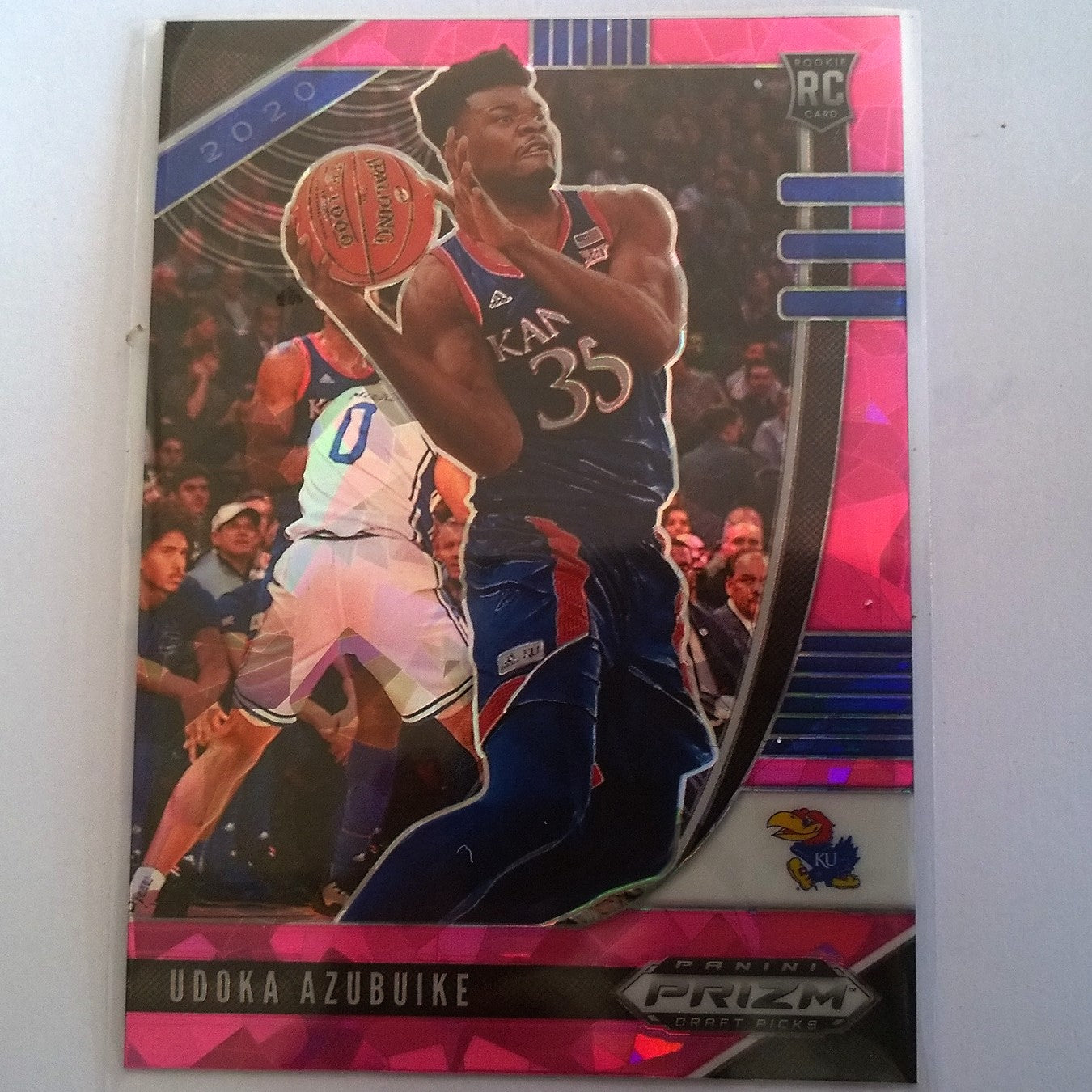 Udoka Azubuike 2020 Panini Prizm draft picks NBA Basketball #71 cracked ice rookie card mint sleeved