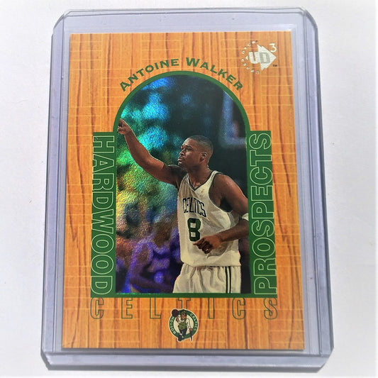 Antoine Walker 1997 Upper-Deck #6 Hardwood prospects Rookie card Boston Celtics mint sleeved in case