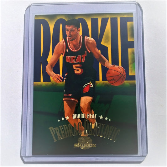 Predrag Danilovic 1996 Skybox NBA Basketball Rookie-Karte Miami Heat mit ausgezeichneter Schutzhülle