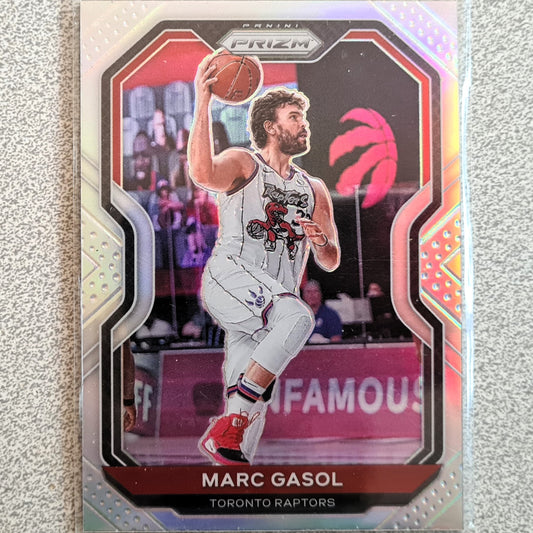 Marc Gasol 2020-21 Panini Prizm refractor variant #206 NBA Basketball Toronto Raptors excellent