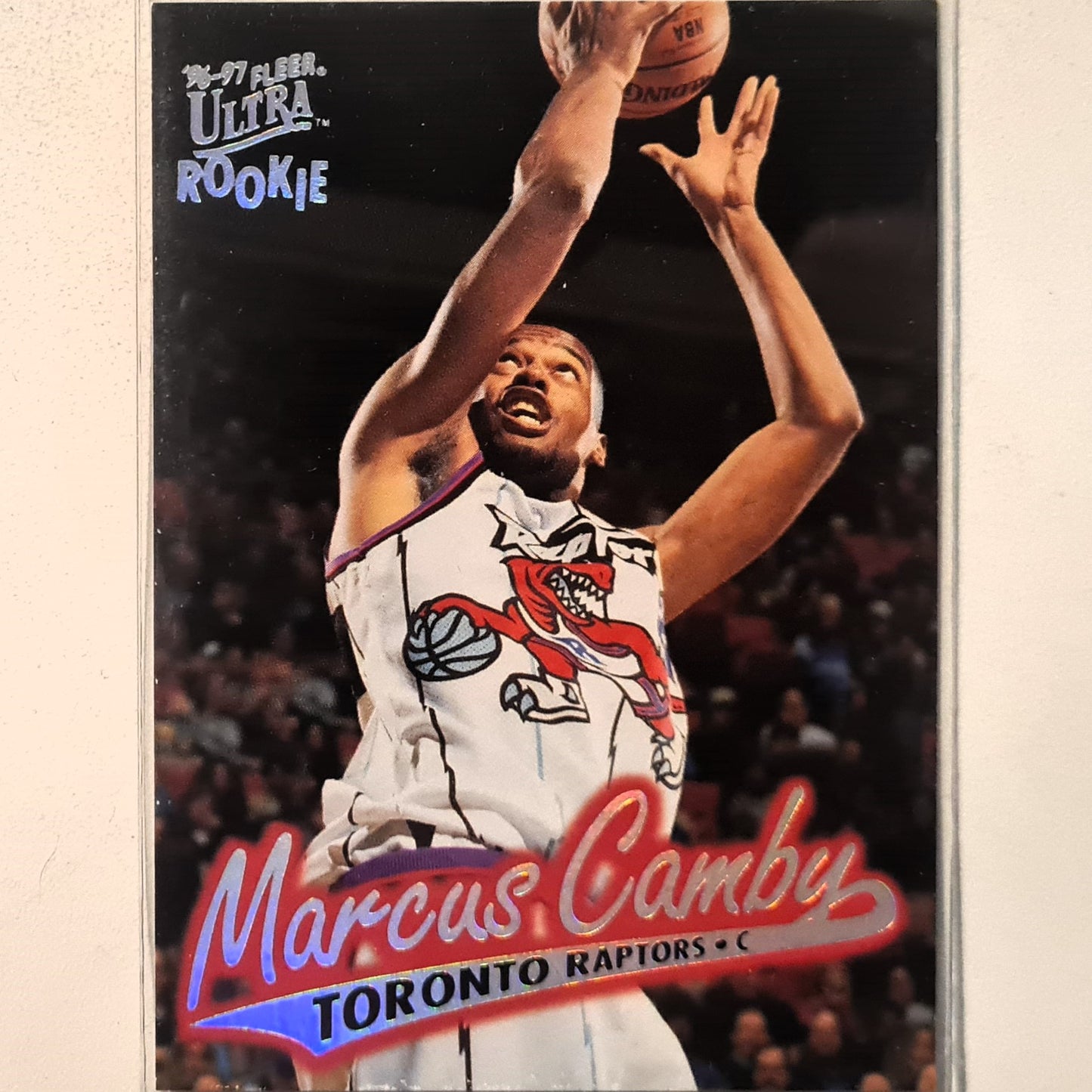 Marcus Camby 1997 Fleer Ultra 96-97 Rookie RC #107 NBA Basketball Toronto Raptors excellent