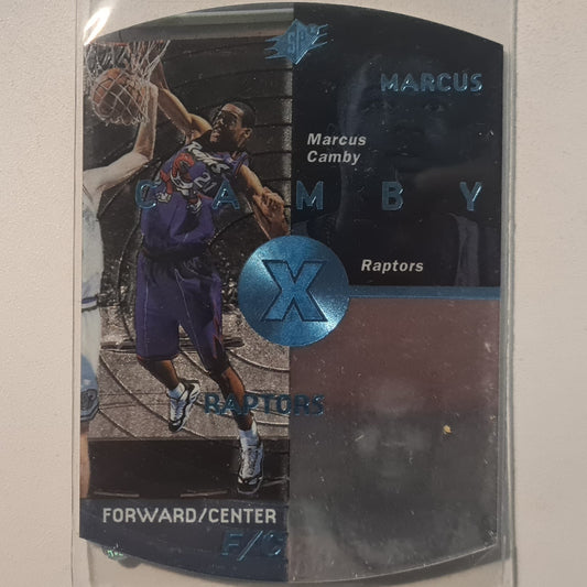 Marcus Camby 1998 Upper-Deck SPX blue Die-cut #41 NBA Basketball Toronto Raptors very good