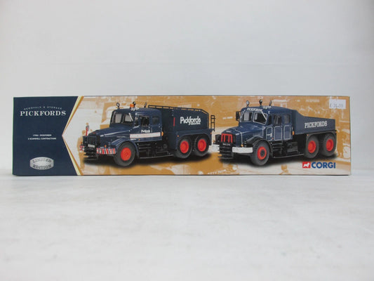 Corgi 17904 Heavy Haulage 1:50 Pickfords 2 x scammell constructors set unused still sealed sets.
